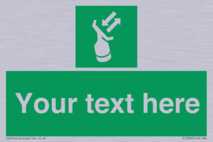 Custom sign safe condition Search and rescue transponder